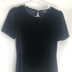 Express - Black Velvet Dress Shirt